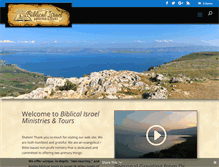 Tablet Screenshot of biblicalisraeltours.com